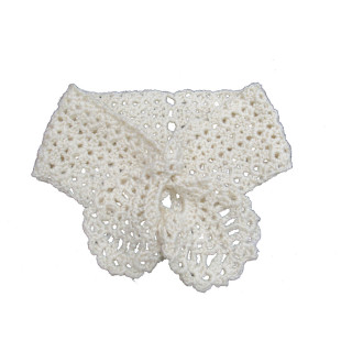 Gola de croche de cruzar