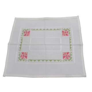 Individual em ponto cruz