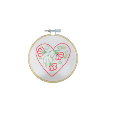 Bastidor bordado 10cm
